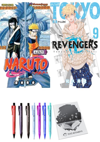Naruto 4 ve Tokyo Revengers 9 2li Set