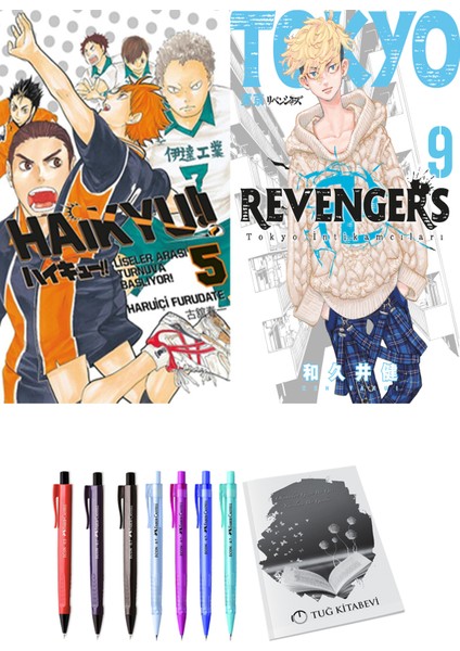 Haikyu!! 5 ve Tokyo Revengers 9 2li Set