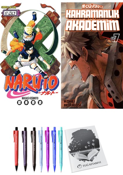 Naruto 17 ve Kahramanlık Akademim 7 2li Set