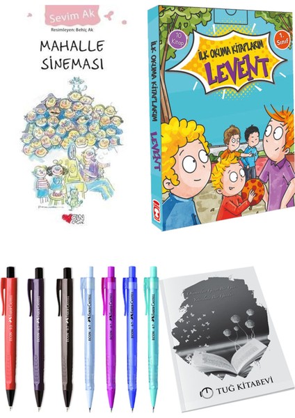 İlk Okuma Kitaplarım Levent 1 10 Kitap ve Mahalle Sineması 2li Set