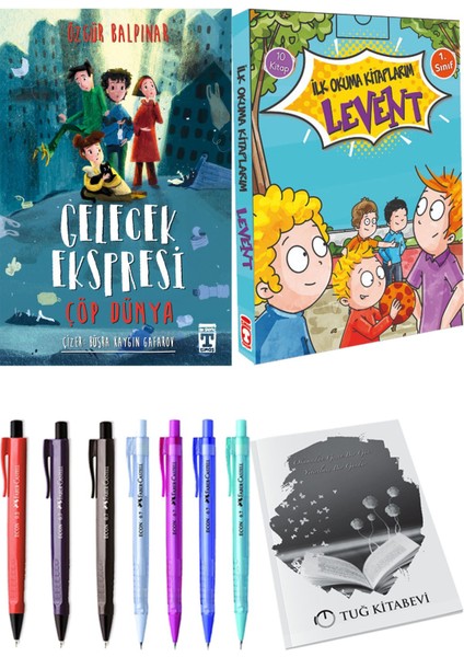 İlk Okuma Kitaplarım Levent 1 10 Kitap ve Gelecek Ekspresi Çöp Dünya 2li Set