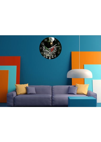 Fatih 30 x 30 cm Akrilik Dekoratif Modern Duvar Saati