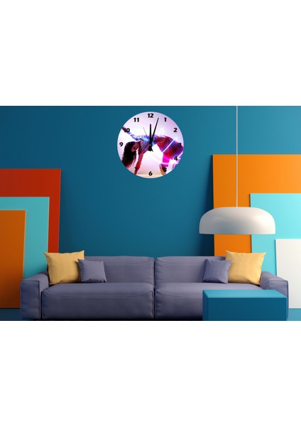 Harekete Geç 30 x 30 cm Akrilik Dekoratif Modern Duvar Saati