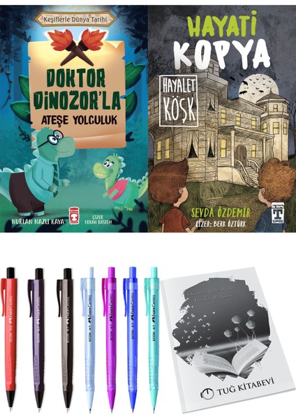 Hayati Kopya Hayalet Köşk ve Doktor Dinozor'la Ateşe Yolculuk 2li Set