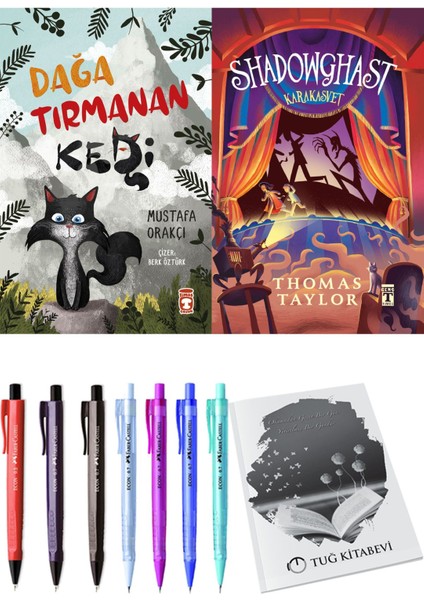 Shadowghast Karakasvet ve Dağa Tırmanan Kedi 2li Set