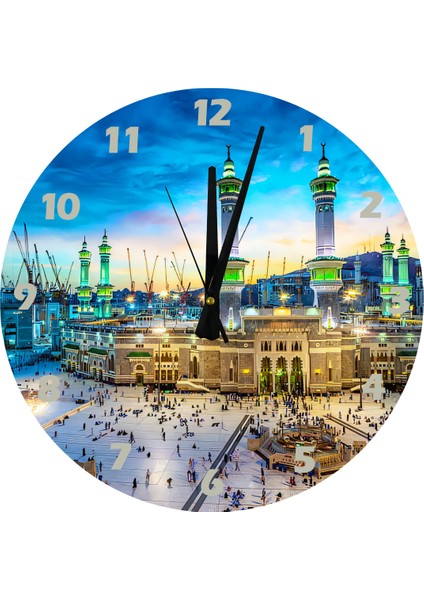 Arabistan 30 x 30 cm Akrilik Dekoratif Modern Duvar Saati fiyatları