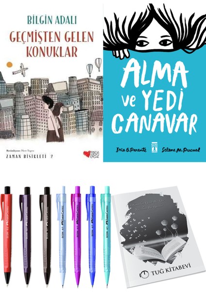 Alma ve Yedi Canavar ve Zaman Bisikleti 2 Geçmişten Gelen Konuklar 2li Set