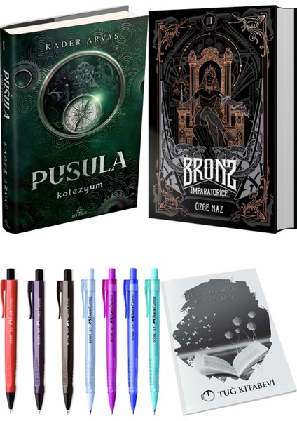 Bronz 3 Imparatoriçe Ciltli ve Pusula 1 Kolezyum Ciltli Kader Arvas 2li Set