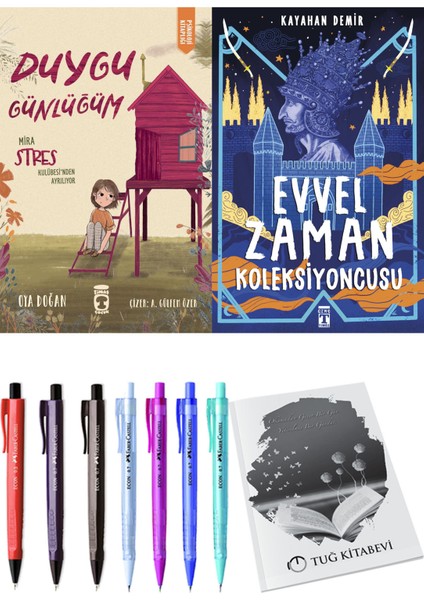 Evvel Zaman Koleksiyoncusu ve Duygu Günlüğüm Mira Stres Kulübesi'nden Ayrılıyor 2li Set