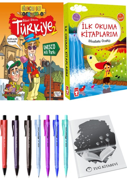 İlk Okuma Kitaplarım 10 Kitap ve Güzel Ülkem Türkiye 2 2li Set