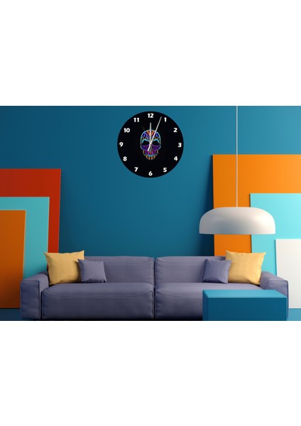 Kuru Kafa Meta 30 x 30 cm Akrilik Dekoratif Modern Duvar Saati