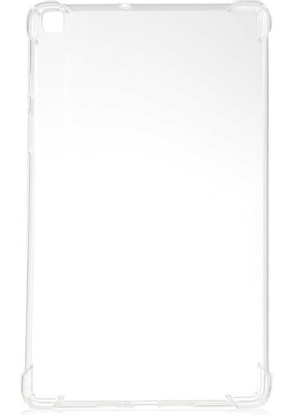Noktaks - Galaxy Tab A 8.inç 2019 SM-T290 - Kılıf Köşe Korumalı Anti Shock Silikon Kapak - Şeffaf