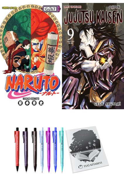 Naruto 15 ve Jujutsu Kaisen 9 2li Set