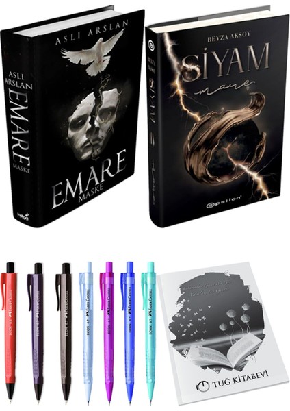Siyam 4 Mare Ciltli ve Emare Maske Ciltli Aslı Arslan 2li Set