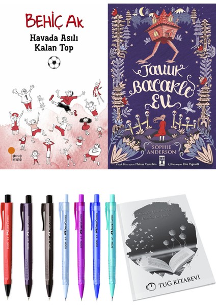 Tavuk Bacaklı Ev ve Havada Asılı Kalan Top 2li Set