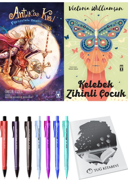 Kelebek Zihinli Çocuk ve Antika Kral Forsantin'in Uyanışı 2li Set