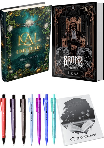 Bronz 2 Imparator Ciltli ve Ephesus Yayınları Lal Umutlar 1 Ciltli Dilek Tarıncı 2li Set