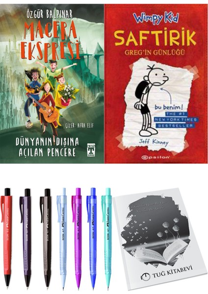 Saftirik 1 Greg'in Günlüğü ve Gelecek Ekspresi Dünyanın Dışına Açılan Pencere 2li Set