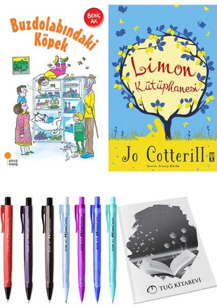 Limon Kütüphanesi ve Buzdolabındaki Köpek 2li Set