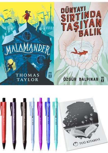 Dünyayı Sırtında Taşıyan Balık ve Malamander 2li Set