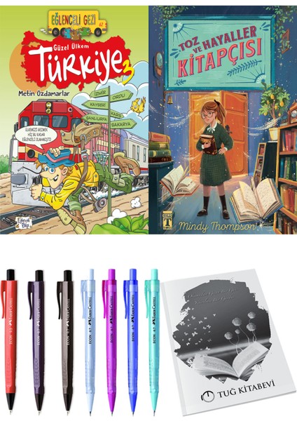 Toz ve Hayaller Kitapçısı ve Güzel Ülkem Türkiye 3 2li Set