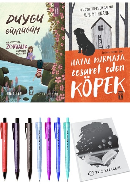 Hayal Kurmaya Cesaret Eden Köpek ve Duygu Günlüğüm Mira ve Yekta Zorbalık Adası'nda Mücadele 2li Set