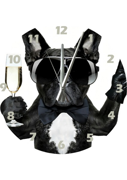 Tatlı Yavru 30 x 30 cm Akrilik Dekoratif Modern Duvar Saati fiyatları