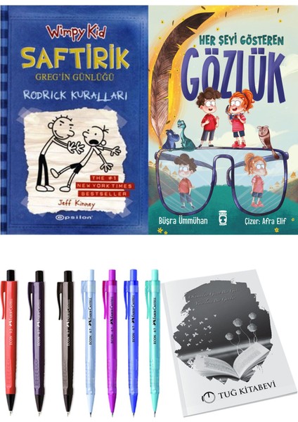 Her Şeyi Gösteren Gözlük ve Saftirik 2 Rodrick Kuralları 2li Set