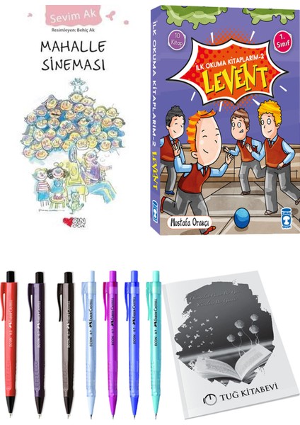 İlk Okuma Kitaplarım 2 Levent 10 Kitap ve Mahalle Sineması 2li Set