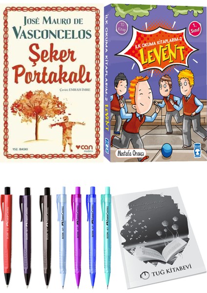 İlk Okuma Kitaplarım 2 Levent 10 Kitap ve Şeker Portakalı 2li Set