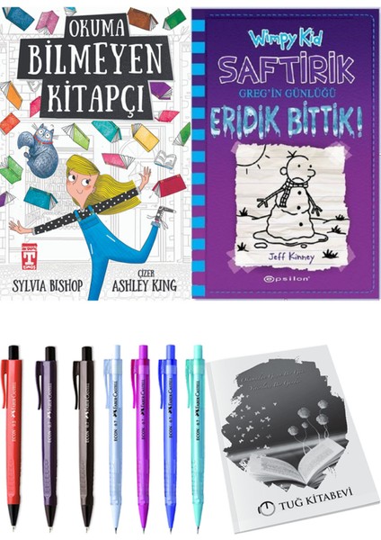 Saftirik 13 Eridik Bittik! ve Okuma Bilmeyen Kitapçı 2li Set