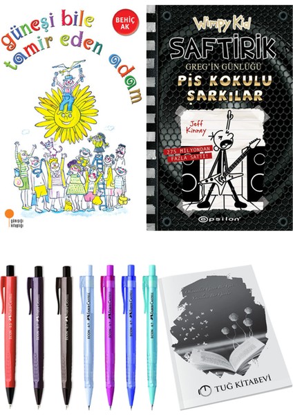 Saftirik 17 Pis Kokulu Şarkılar ve Güneşi Bile Tamir Eden Adam 2li Set