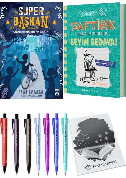 Saftirik 18 Beyin Bedava! ve Süper Başkan Zamanı Durduran Saat 2li Set