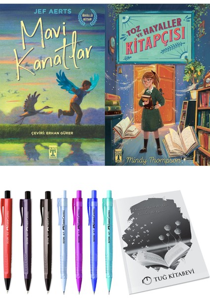 Toz ve Hayaller Kitapçısı ve Mavi Kanatlar 2li Set