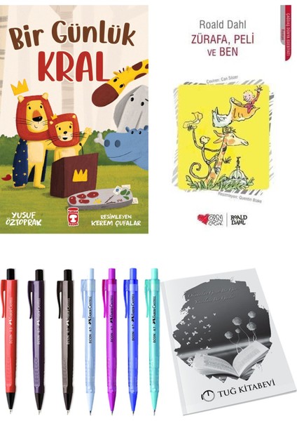 Zürafa, Peli ve Ben ve Bir Günlük Kral 2li Set