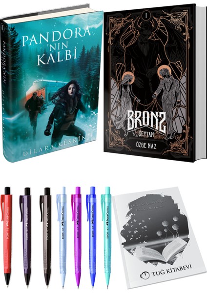 Bronz 1 Şeytan Ciltli ve Ephesus Pandora'nın Kalbi 2 Ciltli Dilara Keskin 2li Set