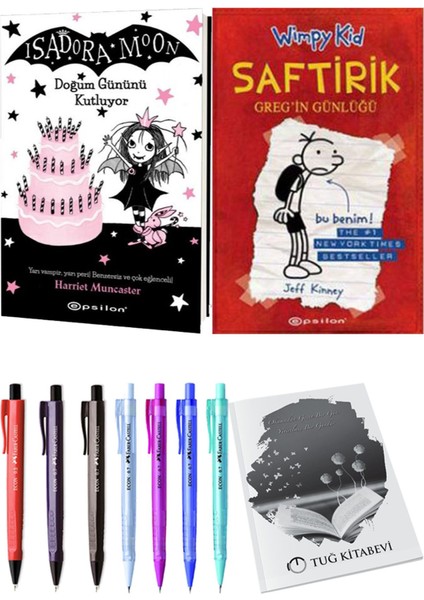 Saftirik 1 Greg'in Günlüğü ve Isadora Moon 4 Doğum Gününü Kutluyor 2li Set