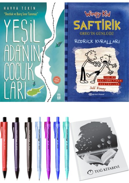 Saftirik 2 Rodrick Kuralları ve Yeşil Adanın Çocukları 2li Set