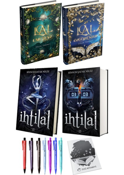 Ihtilal 2li Set Ciltli ve Lal Umutlar Lal Özgürlükler 2li Set Ciltli Dilek Tarıncı
