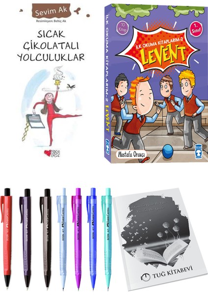 İlk Okuma Kitaplarım 2 Levent 10 Kitap ve Sıcak Çikolatalı Yolculuklar 2li Set