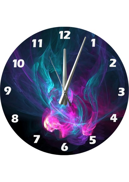 Dumanlı Hayat 30 x 30 cm Akrilik Dekoratif Modern Duvar Saati fiyatları