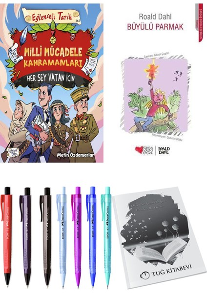 Büyülü Parmak ve Milli Mücadele Kahramanları Her Şey Vatan Için 2li Set