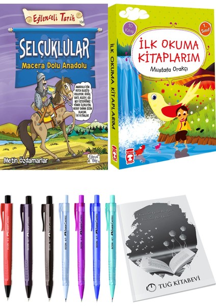 İlk Okuma Kitaplarım 10 Kitap ve Selçuklular Macera Dolu Anadolu 2li Set