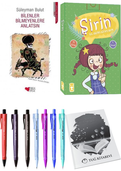 Şirin İlk Okuma Kitaplarım 10 Kitap ve Bilenler Bilmeyenlere Anlatsın 2li Set