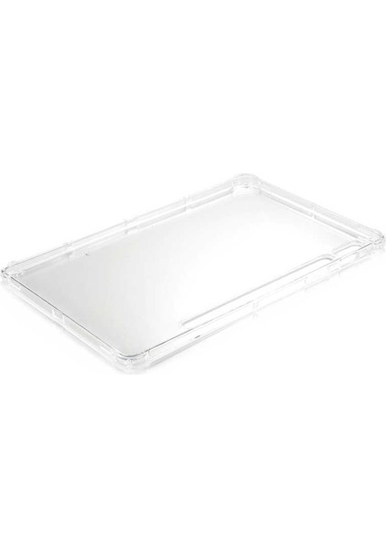 Noktaks - Galaxy Tab S7 11.inç SM-T870 - Kılıf Köşe Korumalı Anti Shock Silikon Kapak - Şeffaf modelleri