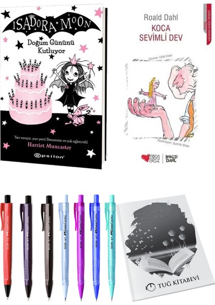 Koca Sevimli Dev ve Isadora Moon 4 Doğum Gününü Kutluyor 2li Set