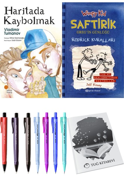 Saftirik 2 Rodrick Kuralları ve Haritada Kaybolmak 2li Set