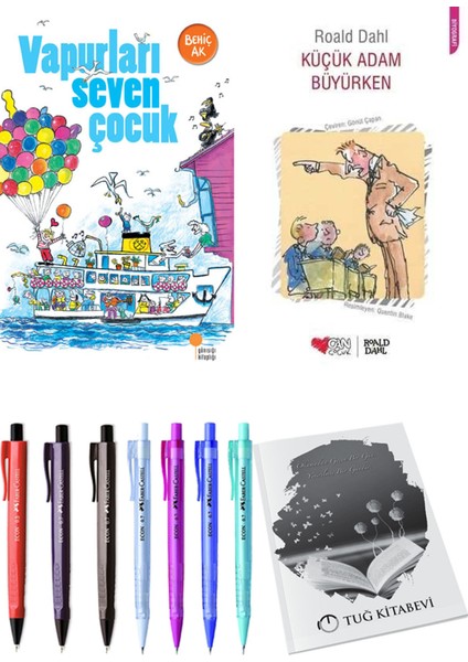 Küçük Adam Büyürken ve Vapurları Seven Çocuk 2li Set