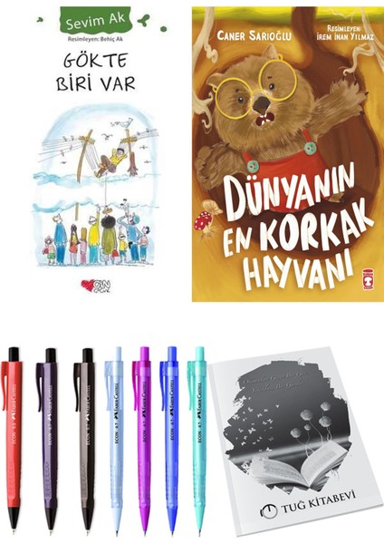 Dünyanın En Korkak Hayvanı ve Gökte Biri Var 2li Set