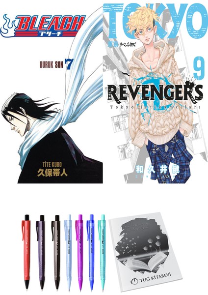 Bleach 7 ve Tokyo Revengers 9 2li Set